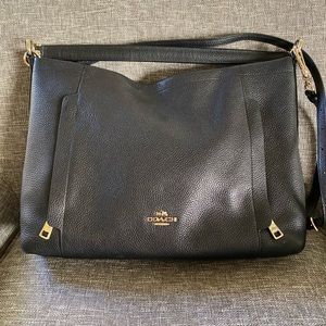 COACH Black Convertible Shoulder/Crossbody Tote Bag